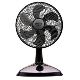 Ventilador Philco Turbo Zes 30cm com 3 Velocidades e Sistema Oscilante - Preto - 110 V - 1 Ventilador Philco Turbo Zes 30cm com 3 Velocidades e Sistema Oscilante - Preto - 110 V - 1