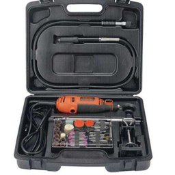 Micro Retifica Profissional Black + Decker RT18KA, 180 Watts, 113 Peças - 5