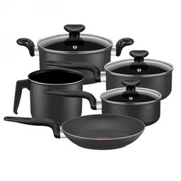 Jogo de Panelas Rochedo Vitalle Xtreme, Preto, 5 peças - 1