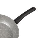 Ver imagem 4 de Frigideira Antiaderente Marmore Ceramico Indução 24cm Preto