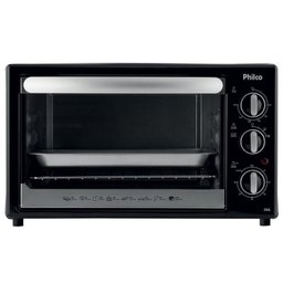 Forno Elétrico Philco, 36 Litros, Função Dourar, Timer, 1500W, Preto - 110 v - 1 Forno Elétrico Philco, 36 Litros, Função Dourar, Timer, 1500W, Preto - 110 v - 1