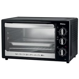 Forno Elétrico Philco, 36 Litros, Função Dourar, Timer, 1500W, Preto - 110 v - 3 Forno Elétrico Philco, 36 Litros, Função Dourar, Timer, 1500W, Preto - 110 v - 3