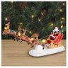 Decoração Enfeite Natal Papai Noel Com Trenó Musical 29cm - 1
