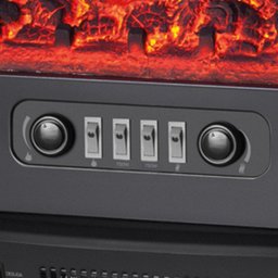 Aquecedor Elétrico Lareira Cadence Serrano Plus com Efeito de Chamas 3D - AQC811 - 220 v - 4