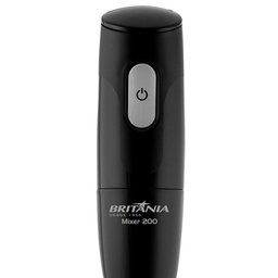 Mixer Britânia 200, 1 Velocidade, Lâminas em Aço Inoxidável, 200W, Preto - 110 v - 2