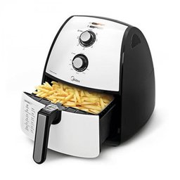 Fritadeira Sem Óleo Midea Liva FRA 42, 4 Litros, Preta e Branca - 110 v - 1