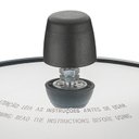 Ver imagem 3 de Panela de Pressão Tramontina, Capacidade 4,5 Litros, Grafite - 20582/620