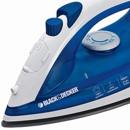 Ferro a Vapor Black & Decker, Base Antiaderente, com Spray, 1100W - AJ2000AZ - 110 v - 2 Ferro a Vapor Black & Decker, Base Antiaderente, com Spray, 1100W - AJ2000AZ - 110 v - 2