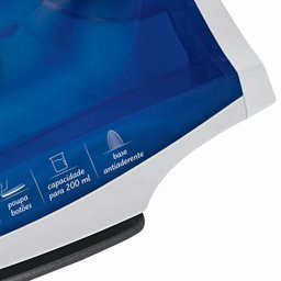 Ferro a Vapor Black & Decker, Base Antiaderente, com Spray, 1100W - AJ2000AZ - 110 v - 6 Ferro a Vapor Black & Decker, Base Antiaderente, com Spray, 1100W - AJ2000AZ - 110 v - 6