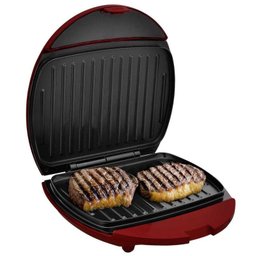 Grill e Sanduicheira PHILCO Mini Vermelho e Inox - 110 v - 2