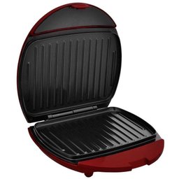 Grill e Sanduicheira PHILCO Mini Vermelho e Inox - 110 v - 4