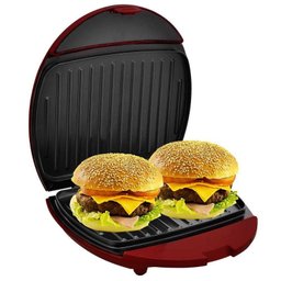 Grill e Sanduicheira PHILCO Mini Vermelho e Inox - 110 v - 3