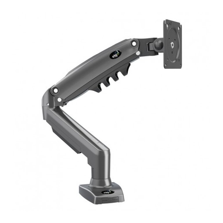 Suporte Multiarticulado de Mesa para Monitor Elg F80n de 17' a 35' com Pistão a Gás Preto