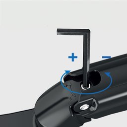 Suporte Ergonômico Articulado de Mesa com Pistão a Gás, Elg, F80n, para Monitor de 17" a 35", Preto - 6