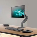Ver imagem 7 de Suporte Ergonômico Articulado de Mesa com Pistão a Gás, Elg, F80n, para Monitor de 17" a 35", Preto