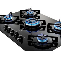 Cooktop Electrolux 5 Bocas à Gás - Gc75V - 2 Cooktop Electrolux 5 Bocas à Gás - Gc75V - 2