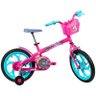 Bicicleta Caloi Barbie 2017, Aro 16, Quadro em Aço, com Cesto, Rosa - 1