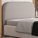 Ver imagem 6 de Cabeceira Cama Box Queen 160cm Orgânica Lanna W01 Linho Bege - Lyam Decor