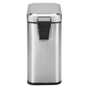 Lixeira Aço Inox Lixo Cesta Balde Retangular C/ Pedal 5l - 4