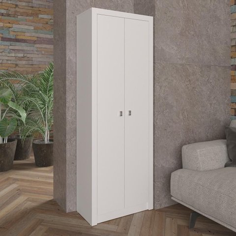 Armário Escritório 2 Portas Branco Tecnomobili