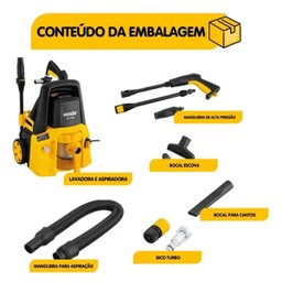Lavadora e Aspirador 2 em 1 Vonder Lav 1580 220v Lançamento - 2