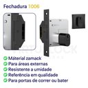 Ver imagem 3 de Fechadura Stam Correr-bater Externa 1006 Preto
