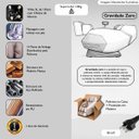 Ver imagem 6 de Poltrona de Massagem Reclinação Gravidade Zero Elétrica 3D Marley Tela LCD PU Bege G94 - Laura Lar