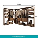Ver imagem 4 de Closet Modulado 6 Gavetas Alasca Freijó Carraro