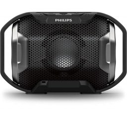 Caixa Multimídia Portátil Bluetooth Sb300B/00 Preto Philips - 1 Caixa Multimídia Portátil Bluetooth Sb300B/00 Preto Philips - 1