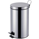 Ver imagem 1 de Lixeira Inox Popular Ágata 12 Litros Mor