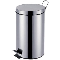 Lixeira Inox Popular Ágata 12 Litros Mor - 1