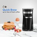 Ver imagem 7 de Elite Gourmet Cafeteira Portátil 14oz com Caneca Térmica Inox e Filtro Reutilizável