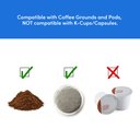 Ver imagem 4 de Elite Gourmet Cafeteira Portátil 14oz com Caneca Térmica Inox e Filtro Reutilizável