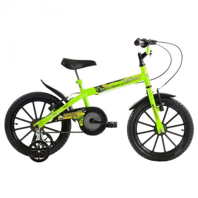 Bicicleta Track & Bikes Dino, Aro 16, Neon - 1