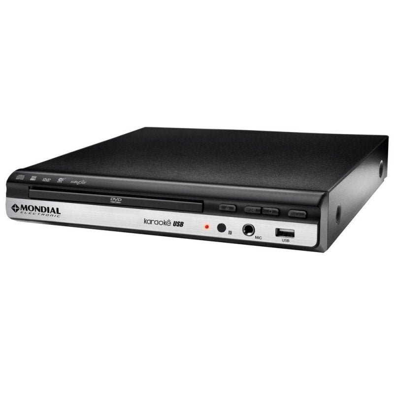 Dvd Player Mondial D-15 com Karaokê, Entrada USB e Ripping - 1