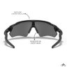 Óculos Ciclismo Oakley Radar Ev Path Polished Black Prizm Black Iridium - 5