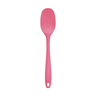 Espátula de Silicone Duplo Redonda Pequena Rosa 20,5cm - Oikos - 1