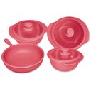 Ver imagem 1 de Conjunto de Panelas Oxford Rose, 4 Peças, em Cerâmica - Bm09-4504