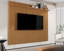 Ver imagem 1 de Painel Vênus Ripado 1.8 x 1.8 p/ TV até 75'' Nature - Giga Móveis