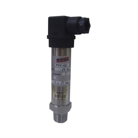 Transmissor Pressão Vácuo Conexão Bsp Npt Escala -1 A 0 Bar Função Ajuste Zero E Span