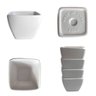 Mini Vaso Decorativo Suculenta Cachepot Plástico sem Planta - 1