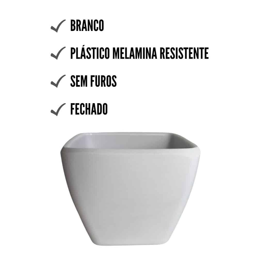 Mini Vaso Decorativo Suculenta Cachepot Plástico sem Planta - 7