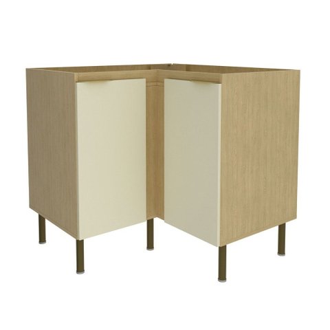 Balcão de Cozinha 90 Cm Nanda 2 Portas Nature/arenas - Tecno Mobili