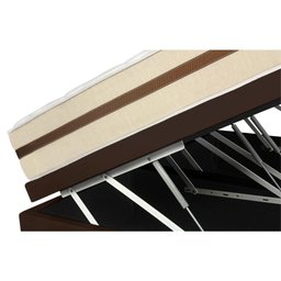 Cama Box Baú Queen + Colchão de Molas Ensacadas Anjos Classic 158cm - 3