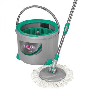 Noviça Bt1902, Balde Twister Mop com Mop, Anis, 6 L