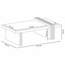 Ver imagem 6 de Painel para Tv Home Suspenso Cosmo e Mesa de Centro Luna Cinamomo Off White - Hb Móveis