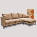 Ver imagem 5 de Chaise Modular Boma 60x70x40cm Boucle Caramelo Sofá Inbox