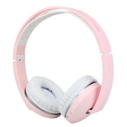 Fone de Ouvido Bluetooth com Microfone Mp3 SD Fm Knup Kp-420 Rosa - 1