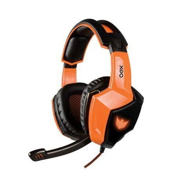 Fone Gamer Eagle Headphone 7.1 Virtual Surround USB/Ps4 Hs401 Oex Laranja - 1