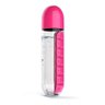 Garrafa Plastico Porta Comprimidos Destacavel 600ml Rosa - 1